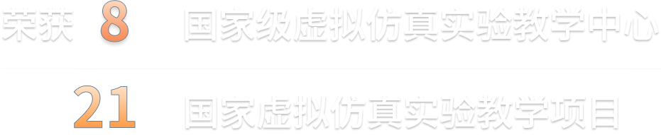 荣获8个虚拟仿真实验教学中心